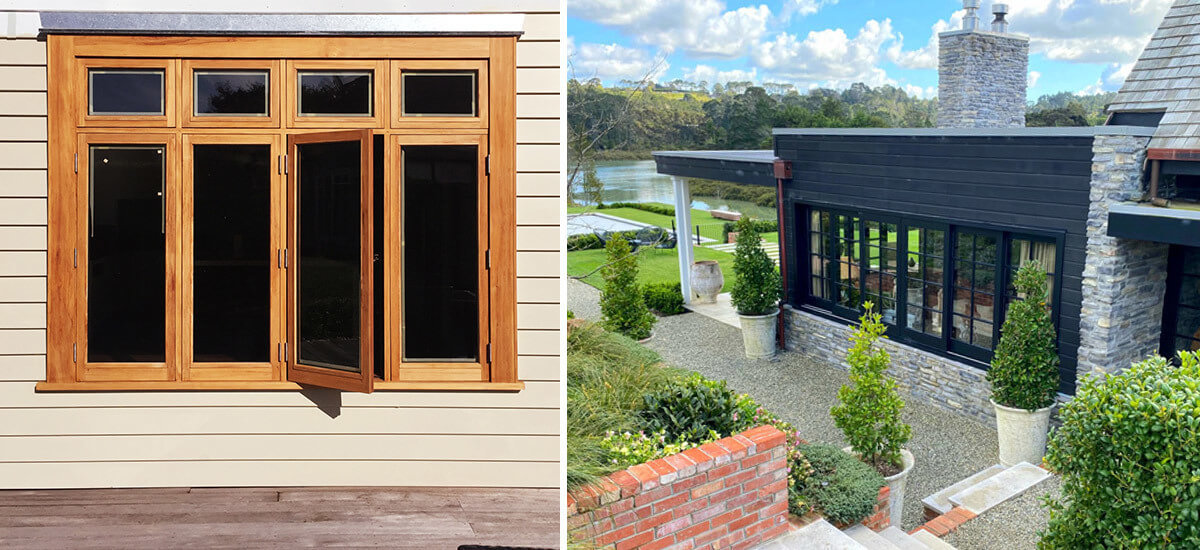 Premium Timber Windows Auckland Timber Bifold Windows